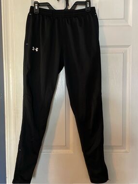Under Armour Black athletic wear with White Logo